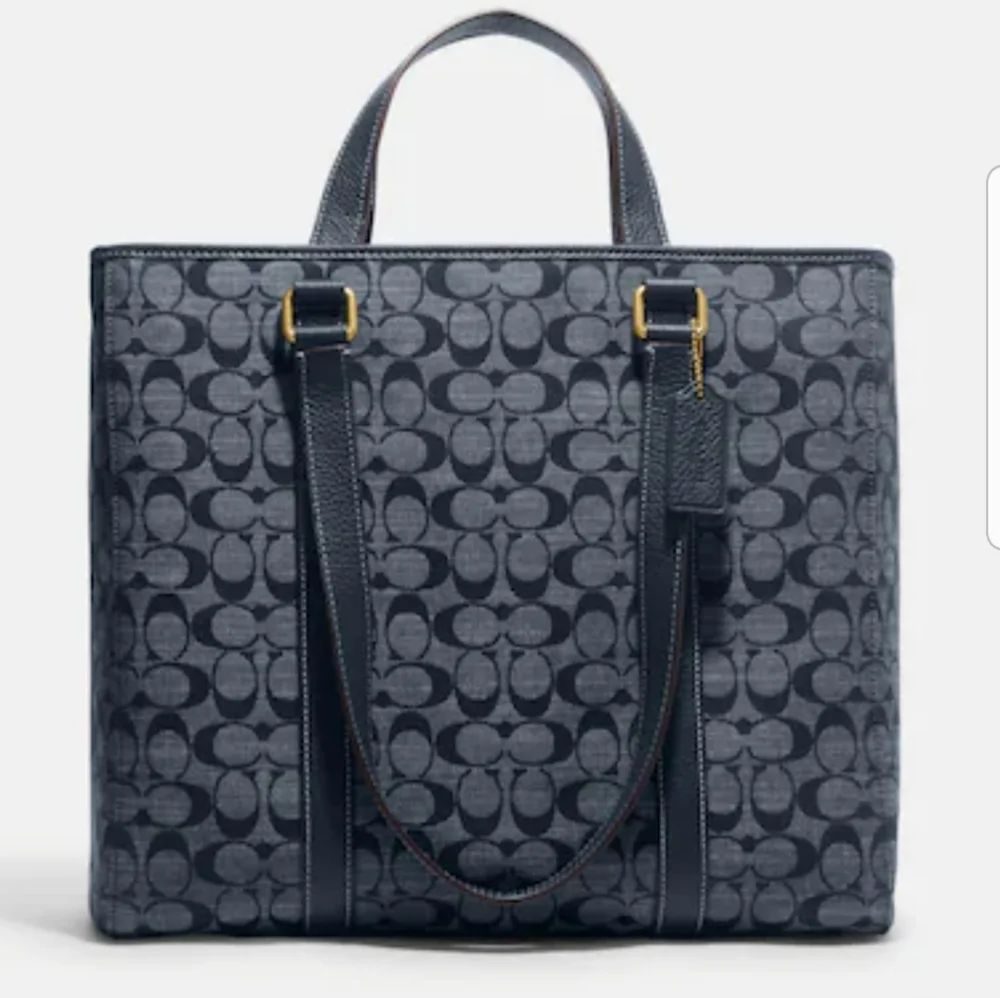 🎀NWT Coach Hudson Double Handle Tote In Signature Chambray 💖 - Picture 12 of 12